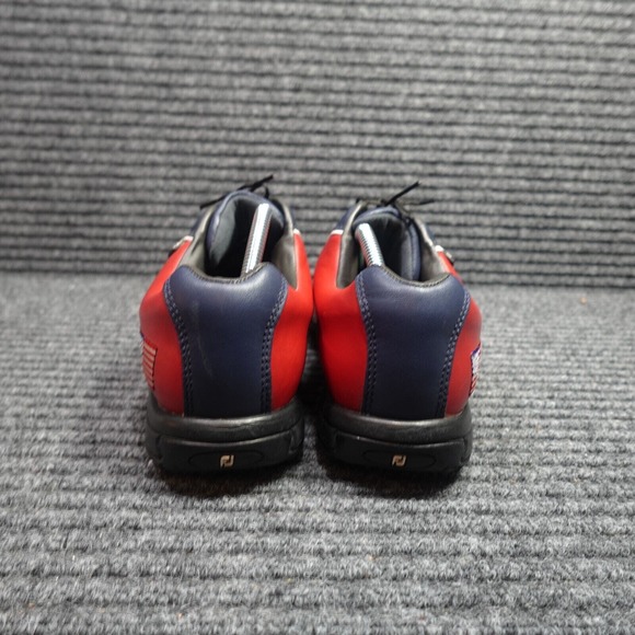 FootJoy Golf Shoes Mens 11.5 REd White Blue MyJoys American Flag Leather main image 14